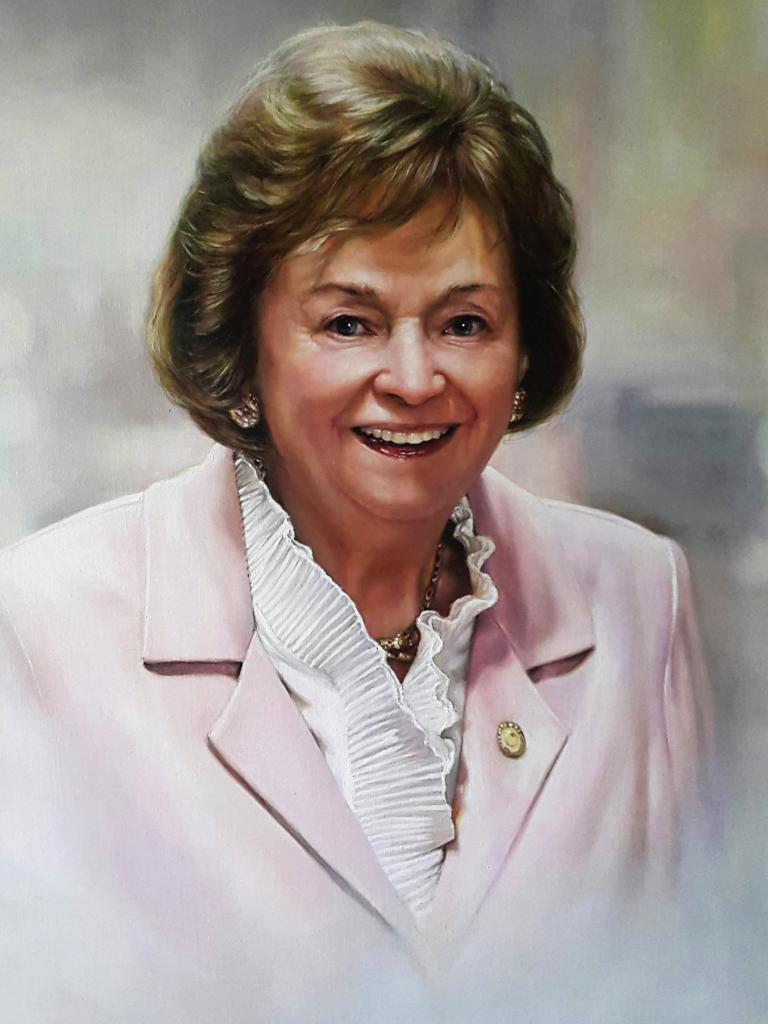 Ursula Ida Lapp Painting Oil on Canvas Size: 70x50 cm Private Collection